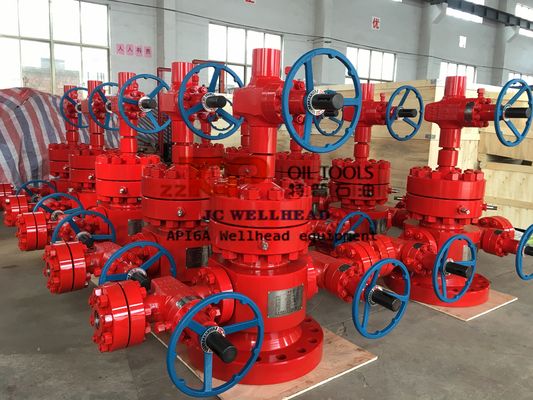 рождественская елка газовой скважины 4 1/16» 5M с запорной заслонкой