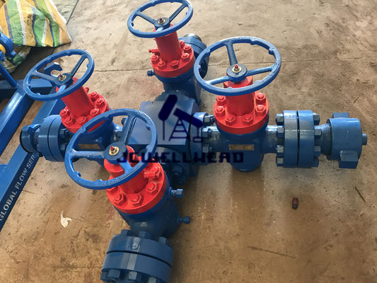 Тип дерево клапана штепсельной вилки 10000PSI Flowhead теста поверхности 2 9/16"